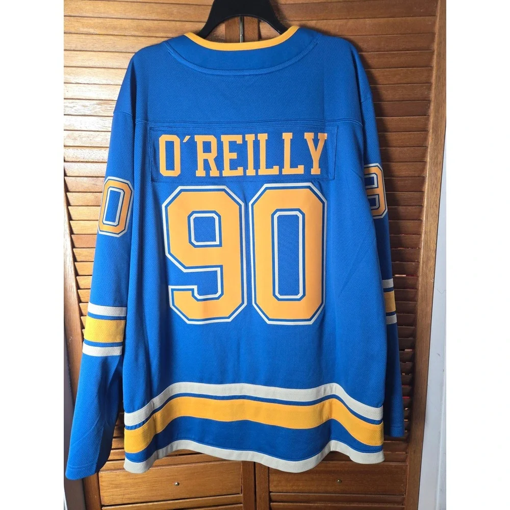 St. Louis Blues Ryan O'Reilly #90 Fanatics NHL Breakaway Jersey Blue Mens XL